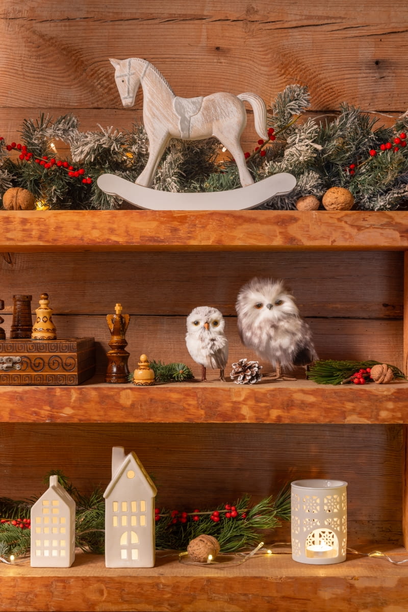 Sypialnia w świątecznej odsłonie Sypialnia w świątecznej odsłonie