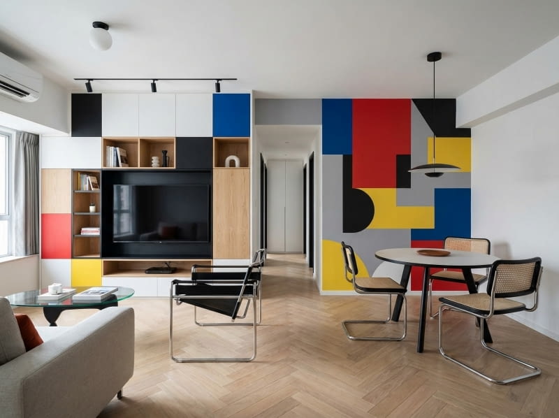 Wnętrza pełne wzorów i kolorów - inspiracje