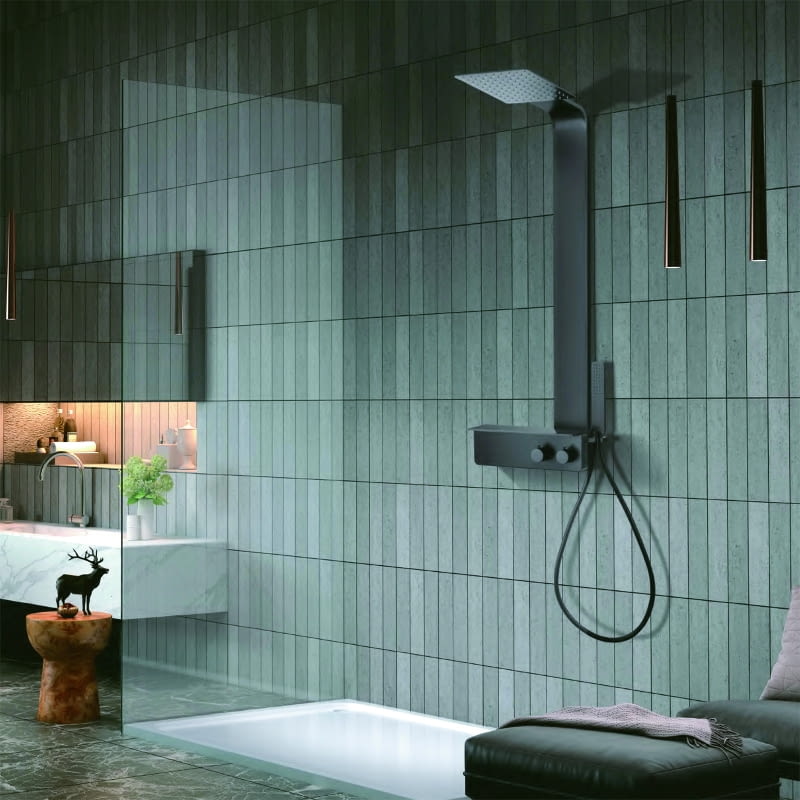 W nowoczesnej łazience najczęściej pojawiają się rozwiązania zaawansowane technologicznie. W przypadku baterii warto przyjrzeć się modelom termostatycznym oraz bezdotykowym.