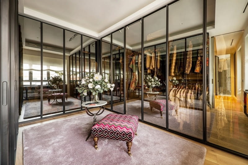 Przeszklona garderoba Przeszklona garderoba