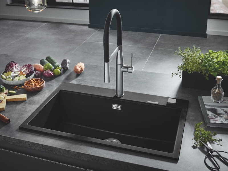 Zlewozmywak GROHE K700U 31654AP0 Czarny Zlewozmywak GROHE K700U 31654AP0 Czarny
