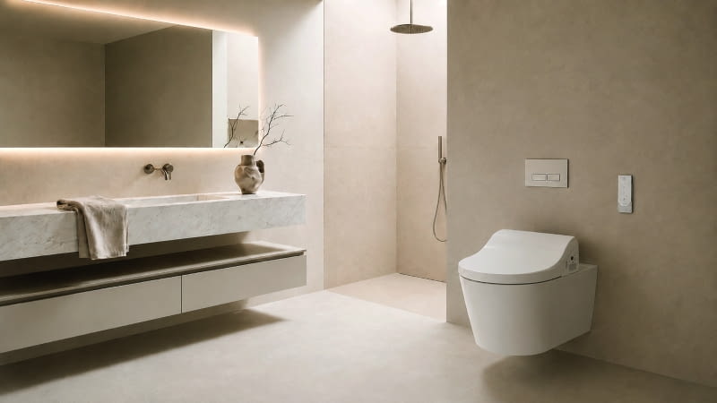 Biobidet łączy funkcję mycia wodą, komfort codziennego użytkowania i elegancką formę, którą można dopasować do nowoczesnej łazienki bez potrzeby remontu. To rozwiązanie dla osób ceniących higienę, wygodę i technologię. Cena: 3620 zł.