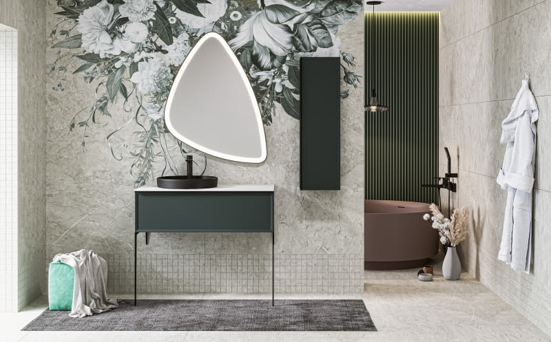 Ceramiczna tapeta do łazienki Ceramiczna tapeta do łazienki