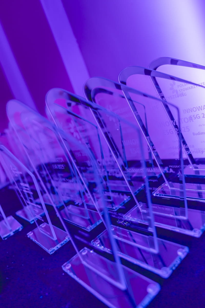 Statuetki Innowator ESG 2025 Gala Statuetki Innowator ESG 2025 Gala