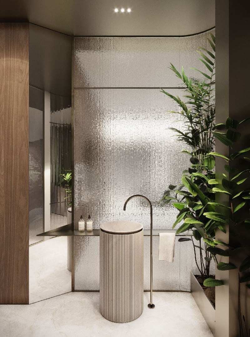 Dom nad jeziorem wpisany w pejzaż