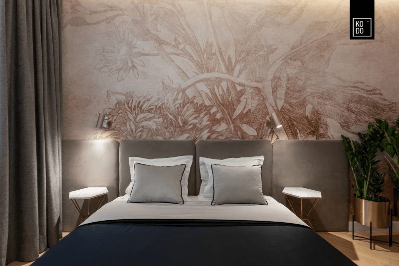 Mieszkanie w Warszawie - elegancja w barwach ziemi