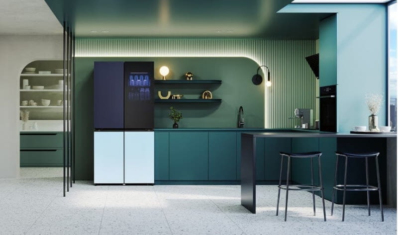 Lodówka LG GMV960NNME MoodUp InstaView