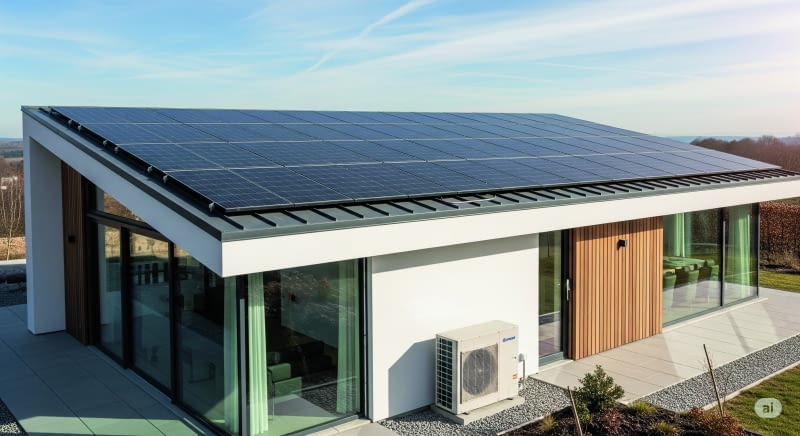 Zintegrowany system z pompą ciepła, rekuperacją, magazynem energii i ładowarką do auta elektrycznego tworzy nowoczesne centrum energetyczne domu Zintegrowany system z pompą ciepła, rekuperacją, magazynem energii i ładowarką do auta elektrycznego tworzy nowoczesne centrum energetyczne domu