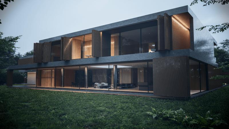 Zen House. Proj. Przemek Olczyk, Mobius Architekci Zen House. Proj. Przemek Olczyk, Mobius Architekci