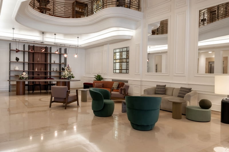 Wnętrza hotelu Mövenpick Budapest Centre - projekt pracowni Tremend