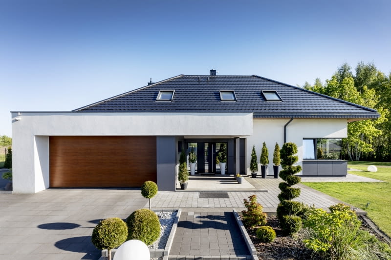 Dachówka ceramiczna Turmalin, kolor szary