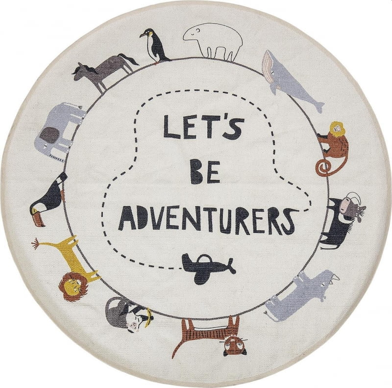 Dywan Leopold zwierzęta, bawełna, śr. 130 cm, ok. 491 zł Dywan Leopold zwierzęta, bawełna, śr. 130 cm, ok. 491 zł