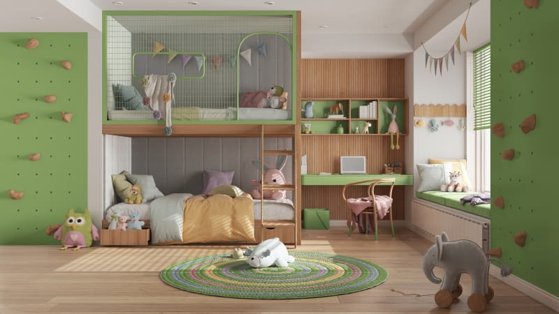 Duży pokój dla dziecka Duży pokój dla dziecka