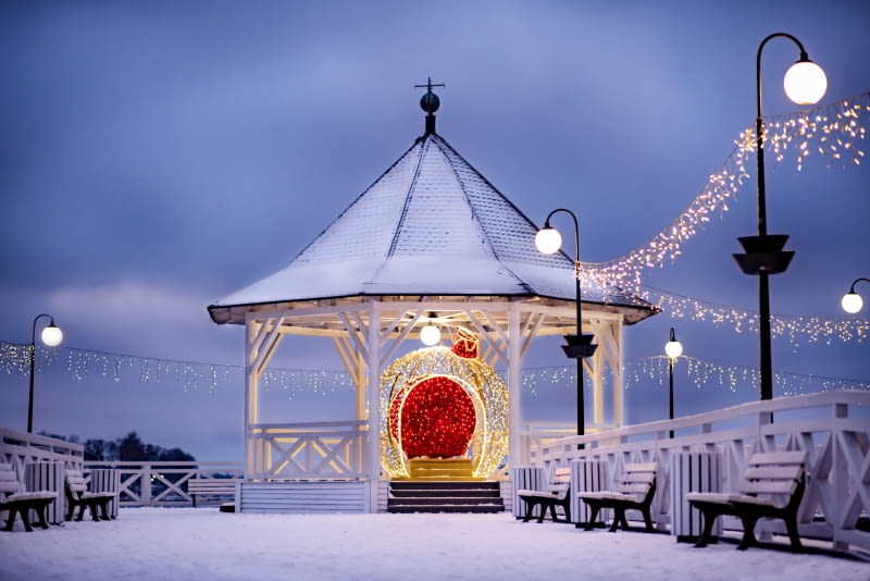 Ostróda zimą Ostróda zimą