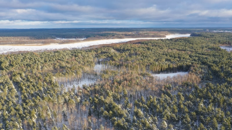 Mazury Zachodnie zimą Mazury Zachodnie zimą