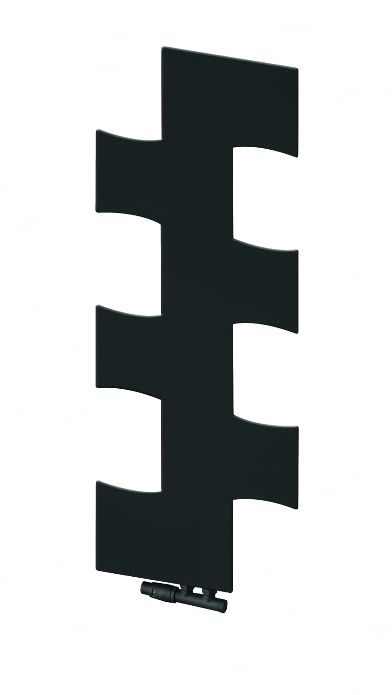 Grzejniki dostępne są zwykle w kolorach  z palety RAL oraz barwach strukturalnych producenta; model Puzel