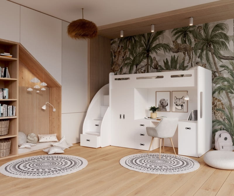 Duży pokój dla dziecka Duży pokój dla dziecka