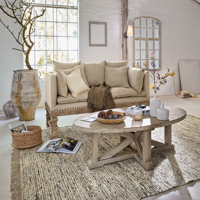 Dywan Dontreix, ręcznie tkany, naturalna juta, wzór z barwionej przędzy. 200 x 300 cm, 1829 zł, loberon.pl Dywan Dontreix, ręcznie tkany, naturalna juta, wzór z barwionej przędzy. 200 x 300 cm, 1829 zł, loberon.pl