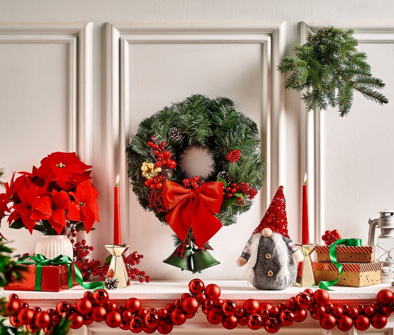 Sypialnia w świątecznej odsłonie Sypialnia w świątecznej odsłonie