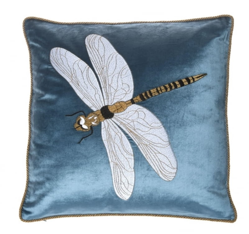 Poduszka Dragonfly, velvet, 50 x 50 cm, 359 zł, miloohome.pl