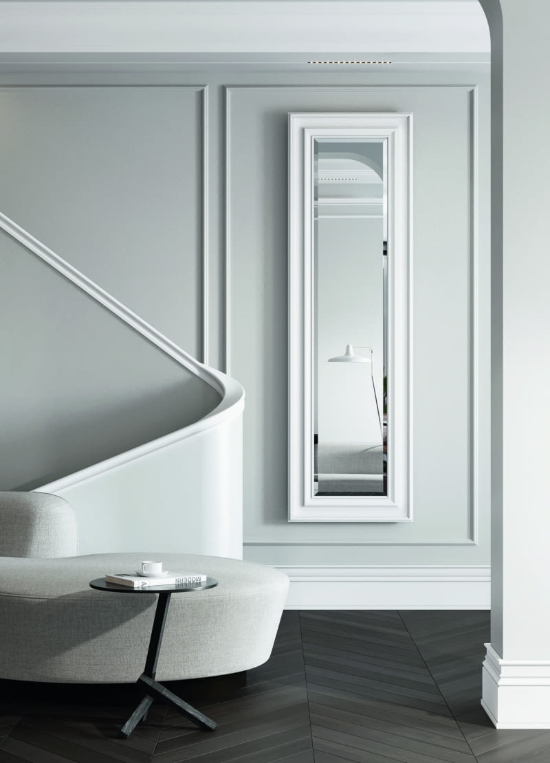 Lustrzany grzejnik podkreśli każde wysublimowane wnętrze, a projektom opartym na prostych rozwiązaniach doda sznytu