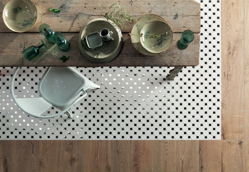 Mozaika na podłodze - inspiracje