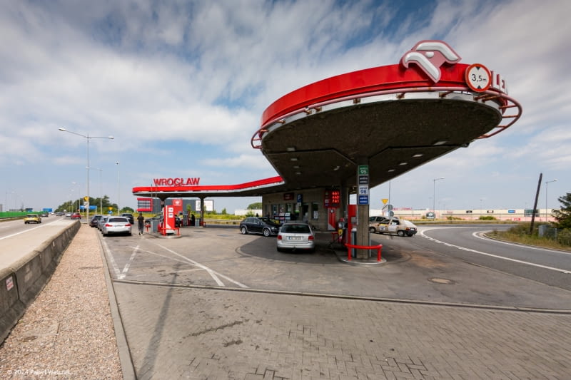 Stacja typu Fürstenwalde na węźle Bielany Wrocławskie przy autostradzie A4 Stacja typu Fürstenwalde na węźle Bielany Wrocławskie przy autostradzie A4