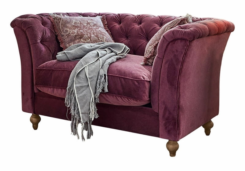 Sofa Clères, klasyczne pikowanie w stylu Chesterfield, 75 x 132 x 82 cm, 4589 zł, loberon.pl Sofa Clères, klasyczne pikowanie w stylu Chesterfield, 75 x 132 x 82 cm, 4589 zł, loberon.pl