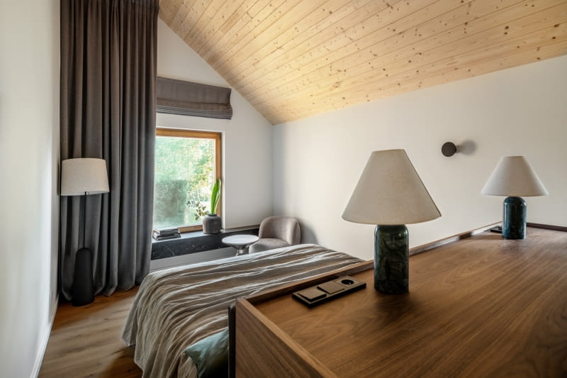 Dom na Mazurach - aranżacja wnętrz projektu Decoroom