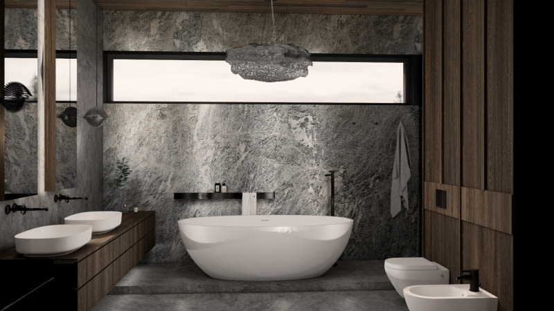 Opowieść o harmonii natury, światła i sztuki - wnętrza projektu pracowni Tissu