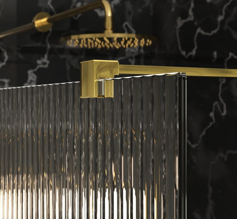 Kabina Radaway Modo New Gold II ze szkłem Visiosun