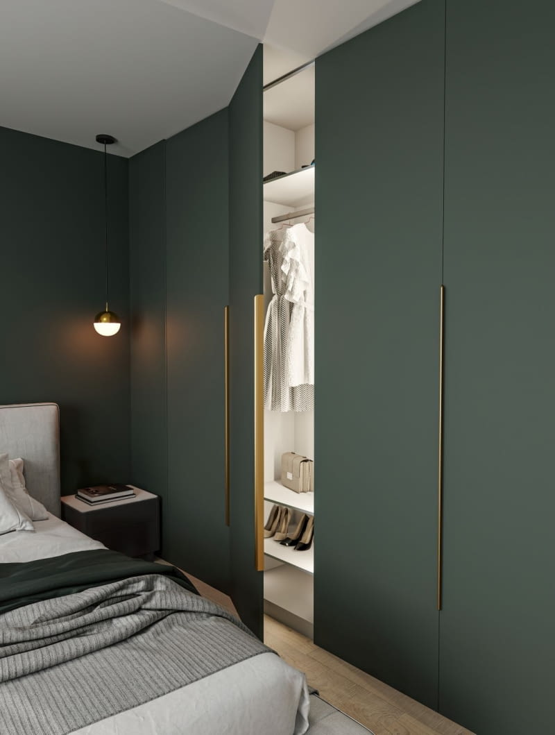 Zielona zabudowa meblowa. Zielona zabudowa meblowa.