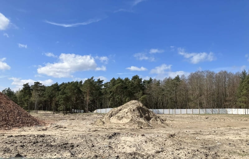 Teren inwestycji Silva Maris - kwiecień 2026