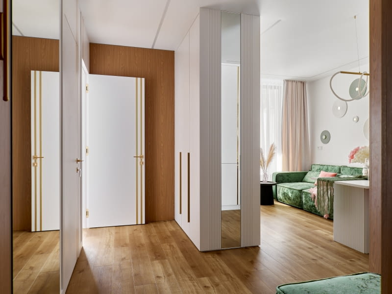 Małe mieszkanie pełne światła