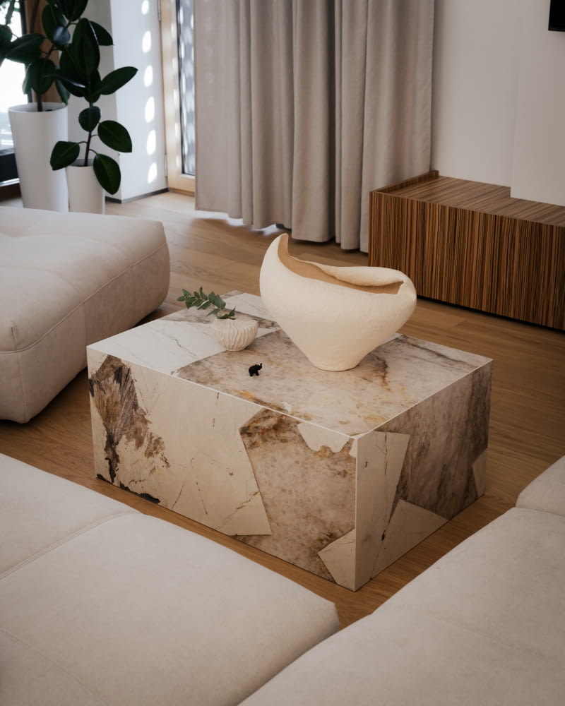 Światło, przestrzeń i architektura - apartament w zielonej części Marymontu