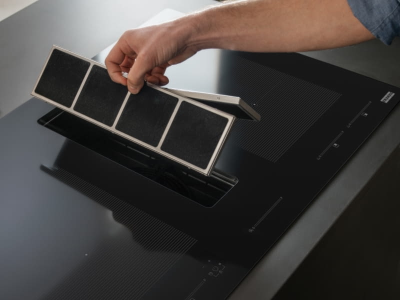 Franke płyta z okapem z serii 2gether wymiana filtra