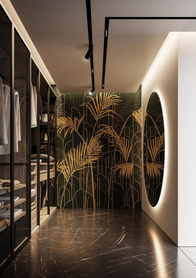 Przeszklona garderoba Przeszklona garderoba