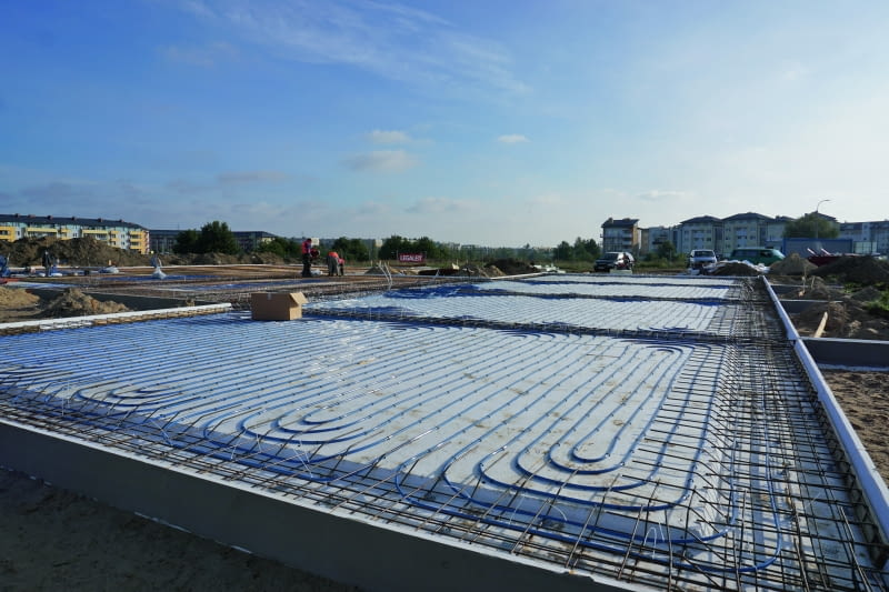 Płyta fundamentowa może być rodzajem ogrzewania podłogowego