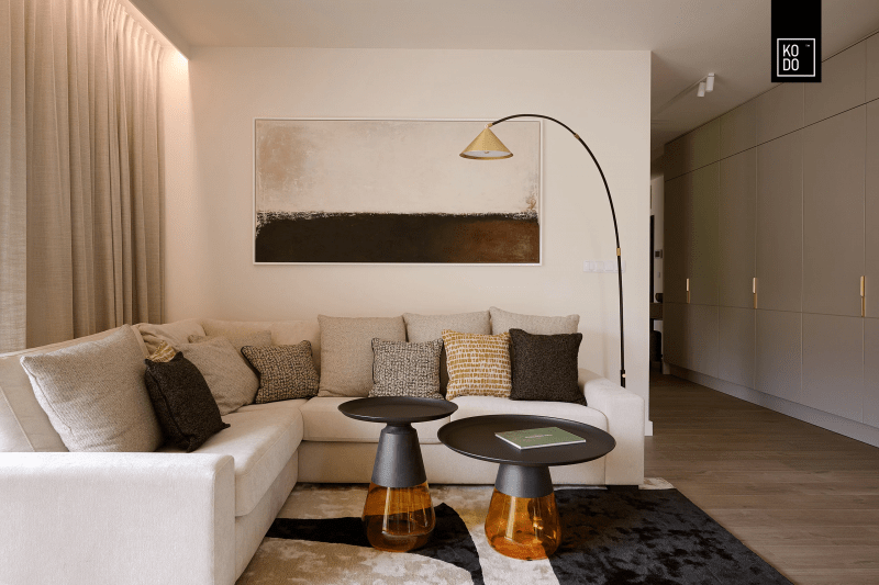 Apartament, który łączy elegancję z funkcjonalnością