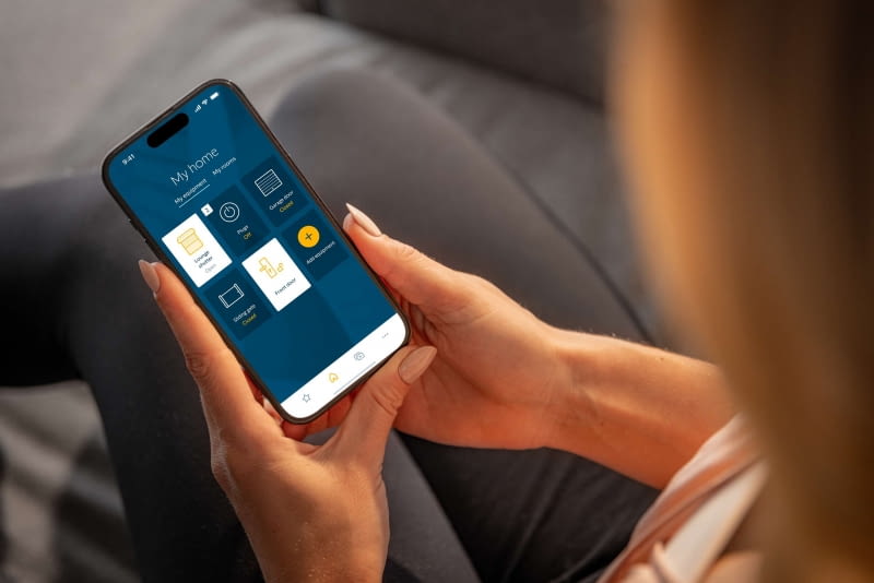 Smart home Somfy aplikacja dom pod kontrolą