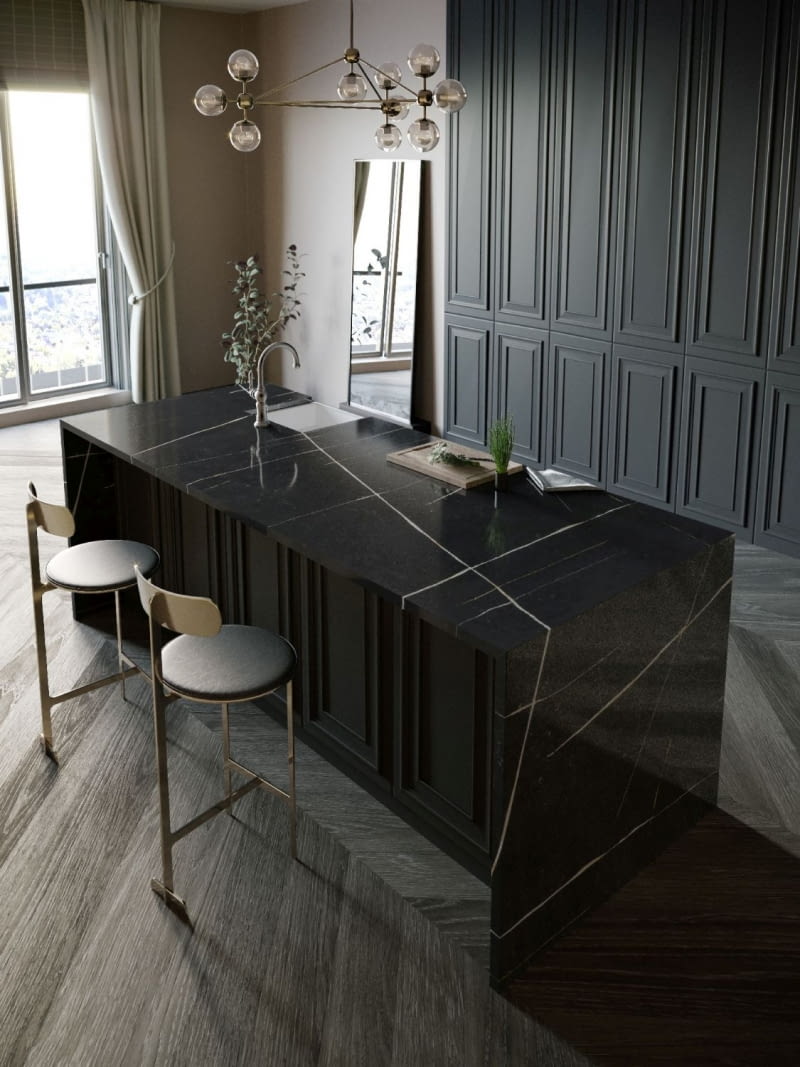 Konglomerat Silestone Eternal Noir Konglomerat Silestone Eternal Noir