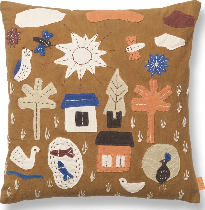 Poduszka Village Ferm Living, bawełna, 40 x 40 cm, 266 zł, fabrykaform.pl