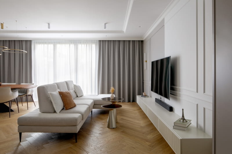 Krakowski apartament w stylu modern classic