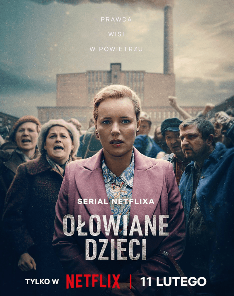 Plakat promujący serial "Ołowiane dzieci"