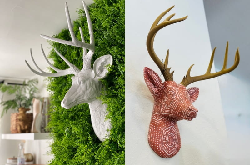 Dekoracje inspirowane porożem.