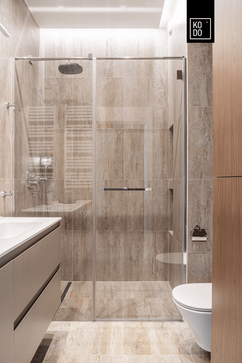 Dwupokojowe mieszkanie w kolorach ziemi Dwupokojowe mieszkanie w kolorach ziemi