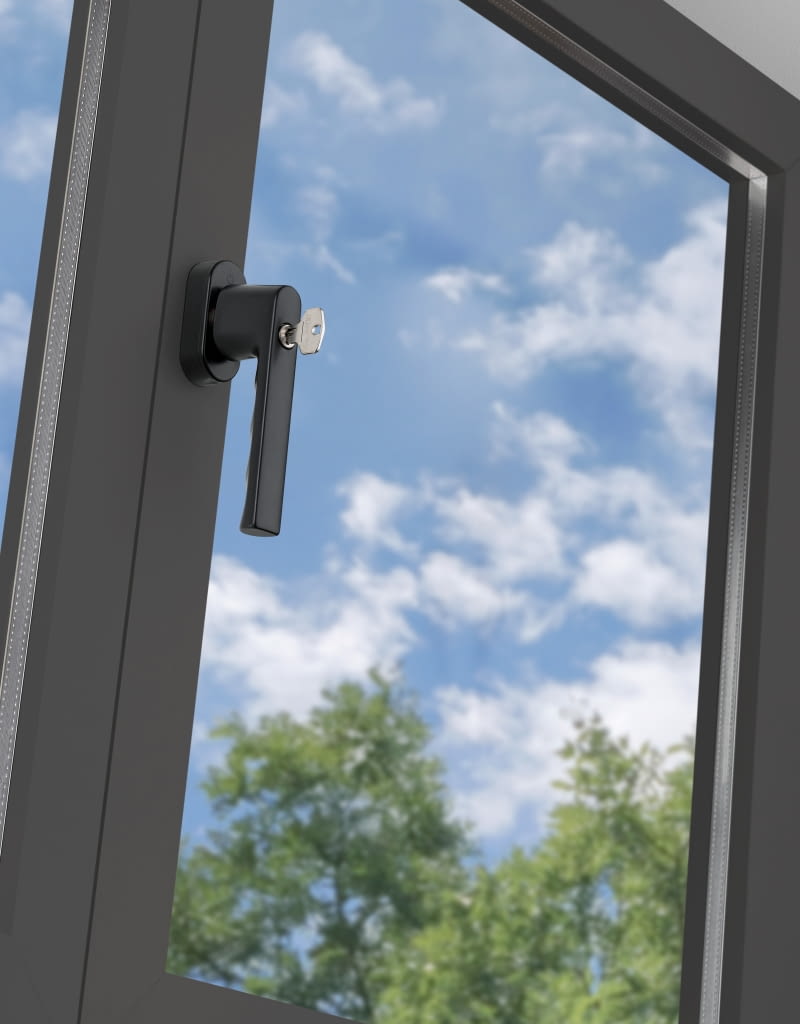 Klamka z techniką SecuForte® z kluczem Klamka z techniką SecuForte® z kluczem