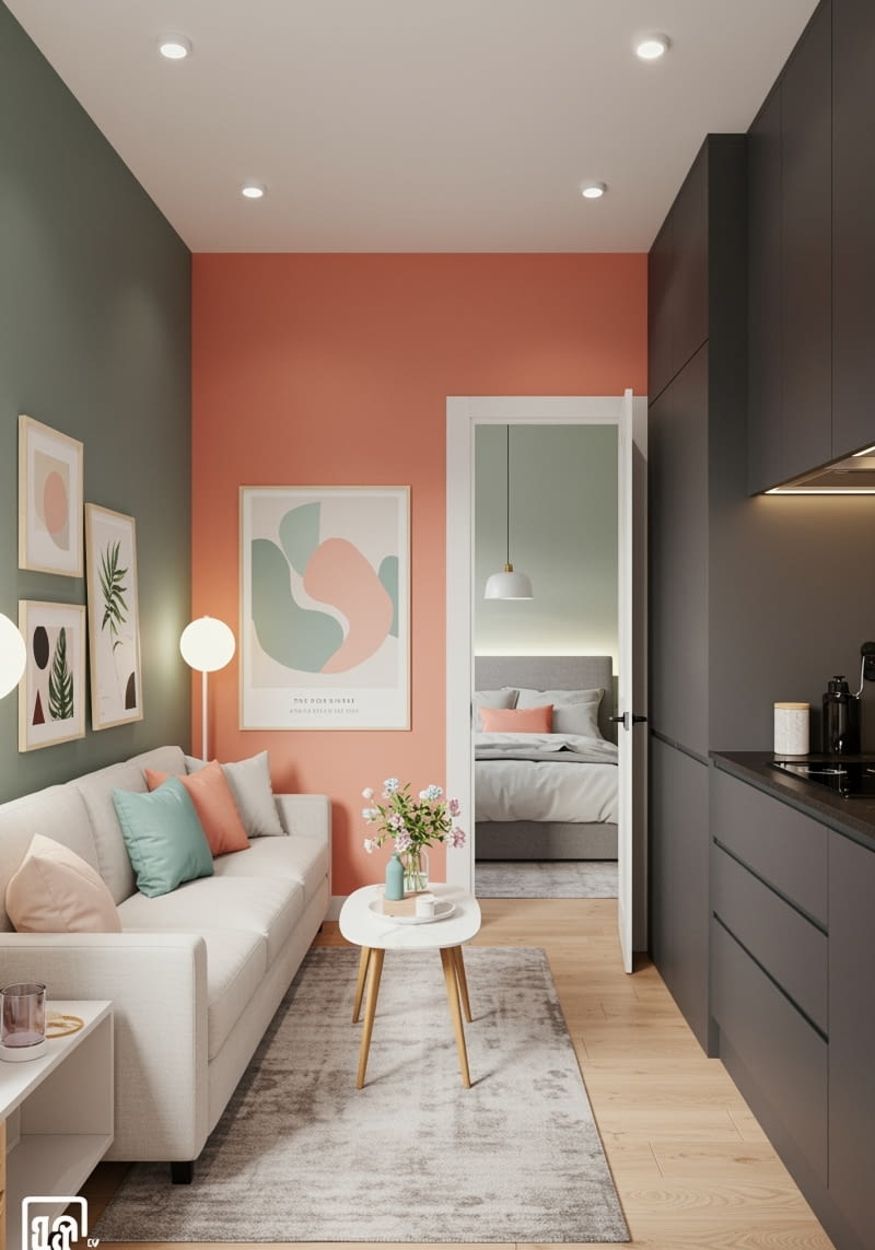 Jasne i przytulne niewielkie mieszkanie