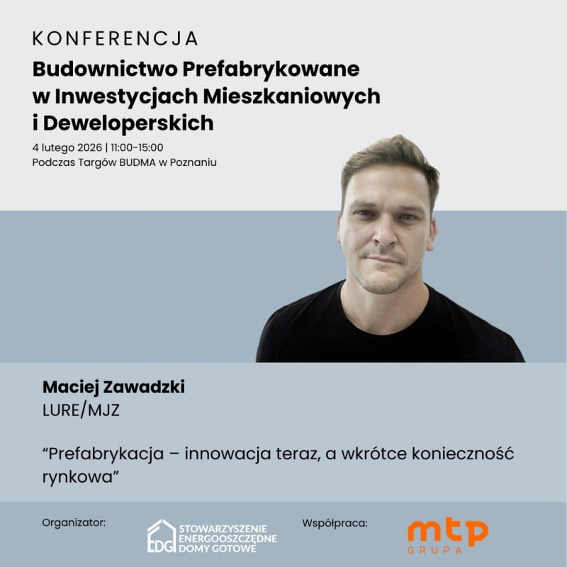 Maciej Jakub Zawadzki — architekt i urbanista, założyciel MJZ oraz think-tanku LURE – Laboratory for Urban Research & Education Maciej Jakub Zawadzki — architekt i urbanista, założyciel MJZ oraz think-tanku LURE – Laboratory for Urban Research & Education