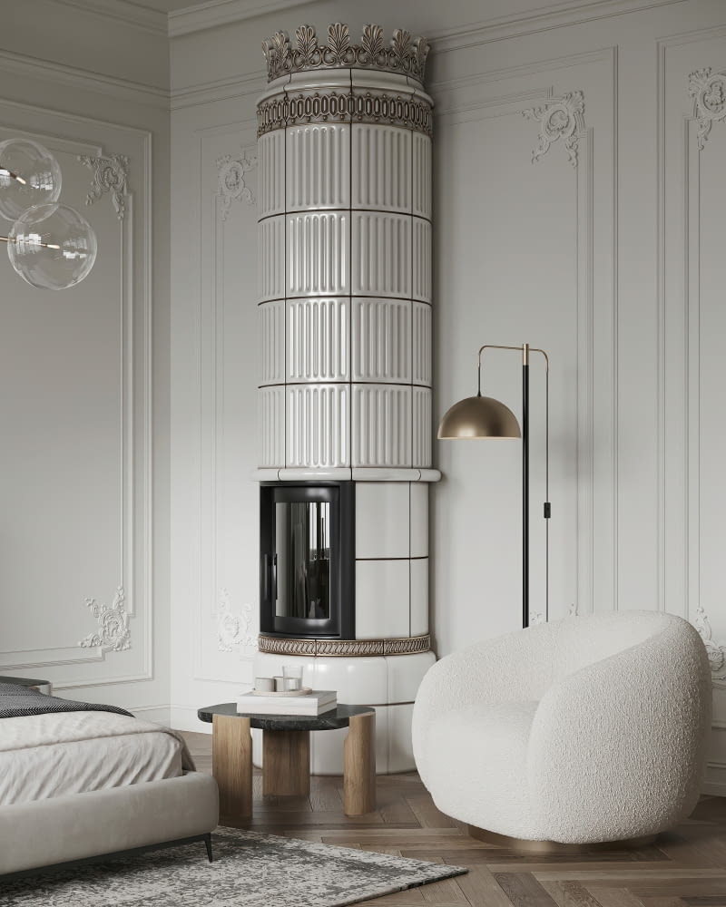 Mieszkanie z piecem kaflowym w starej kamienicy